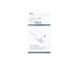 Preview: USB A to Lightning cable, white, DINIC box with Euro hole, 0.5m