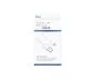 Preview: USB A to Lightning cable, white, DINIC box with Euro hole, 1m
