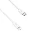Preview: USB C to Lightning cable, MFi certified, sync and fast charging cable, white, DINIC box with Euro hole, 1m