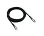 Preview: USB C to Lightning HQ cable, MFi certified, sync and fast charging cable, black, DINIC box with Euro hole, 1m