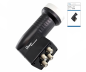 Preview: DINIC Premium Quad-LNB mit 4x F-Anschluss, Satellitenantennen-Umwandler, inkl. Wetterschutz, DINIC Box mit Euroloch