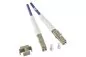 Preview: Fiberoptisk kabel OM4, 50µ, LC / LC-stik multimode, eric violet, duplex, LSZH, 100m