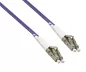 Preview: Fiberoptisk kabel OM4, 50µ, LC / LC-stik multimode, eric violet, duplex, LSZH, 2m