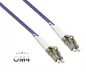 Preview: Fiberoptisk kabel OM4, 50µ, LC / LC-stik multimode, eric violet, duplex, LSZH, 2m