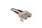 Preview: Fiber optic cable OM4, 50µ, SC / SC connector multimode, ericaviolet, duplex, LSZH, 5m