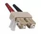 Preview: LWL Kabel OM4, 50µ, SC / SC Stecker Multimode, erikaviolett, duplex, LSZH, 20m