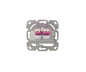 Preview: Prise de raccordement FO avec 2 adaptateurs LC-Duplex, blanc
