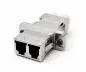 Preview: LWL Fibre Optic Kupplung LC/LC Multimode LC Buchse/Buchse, Lichtwellenleiter duplex