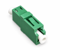Preview: LWL Adapter LC/APC Buchse auf LC/APC Buchse Glasfaser Adapter, Singlemode / Simplex