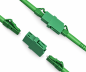 Preview: LWL Adapter LC/APC Buchse auf LC/APC Buchse Glasfaser Adapter, Singlemode / Simplex
