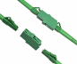 Preview: LWL Adapter LC/APC Buchse auf LC/APC Buchse Glasfaser Adapter, Singlemode / Simplex