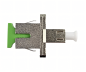 Preview: LWL Adapter LC/APC Buchse auf SC/APC Buchse Glasfaser Adapter, Singlemode / Simplex