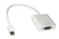 Preview: Adapter VGA-aansluiting naar Mini DisplayPort-stekker, compatibel met Thunderbolt, wit, DINIC blisterverpakking, 0,20 m
