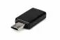 Preview: Wtyk MHL (Micro USB) do gniazda HDMI, np. HTC, LG, SONY + adapter do Samsung S3/S4, czarny, blister DINIC, 0,20 m