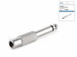 Preview: Audioadapter 6,3mm Klinke - Cinchbuchse, DINIC Box 6,3mm Monoklinke auf Cinchbuchse, Metallgehäuse
