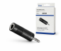 Preview: Audio adapter 3.5mm stereo plug to 6.35mm socket, black, DINIC box with Euro hole
