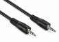 Preview: Audio-Kabel AUX, 3,5mm St. auf 2,5mm St., Klinkenstecker 3,5mm/Klinkenstecker 2,5mm, schwarz, DINIC Box mit Euroloch, Länge 2,00m