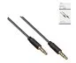 Preview: Audio cable 3.5 mm 4pin jack to jack (stereo), 1.5m, black Preview: Audio cable 3.5 mm 4pin jack to jack (stereo), 1.5m, black