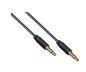 Preview: Câble audio jack 3,5 mm 4 broches sur jack (stéréo), noir, DINIC Box avec trou européen, longueur 1,50m