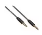 Preview: Lydkabel 3,5 mm 4-polet jack til jack (stereo), 1,5 m, sort