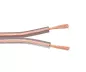 Preview: Luidsprekerkabel transparant CCA, rol van 25 m, doorsnede 2 x 1,5 mm², 25,00 m