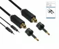 Preview: DINIC Toslink cable, 4mm Ø, black, DINIC Monaco Range, HQ plug, black, DINIC box with Euro hole, length 5.00m