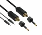 Preview: DINIC Toslink cable, 4mm Ø, black, DINIC Monaco Range, HQ plug, black, DINIC box with Euro hole, length 5.00m