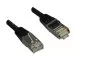 Preview: DINIC crossover cable Cat.5e, FTP, shielded, RJ45 male/female kink protection, strain relief, black, DINIC polybag, length 3m