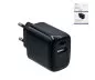 Preview: USB C+A charger/power supply 20W, PD, black, DINIC box Preview: USB C+A charger/power supply 20W, PD, black, DINIC box