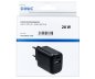 Preview: USB C+A töltő/tápegység 20W, PD, fehér, Power Delivery doboz, fekete, DINIC doboz