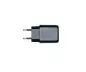 Preview: USB C+A oplader/voedingsadapter 20W, Power Delivery + QC 3.0, zwart Preview: USB C+A oplader/voedingsadapter 20W, Power Delivery + QC 3.0, zwart