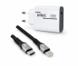 Preview: USB C Netzteil 45W + USB-C auf Lightning Kabel, Schnelllader mit PD3.0 und PPS +Lightning HQ Kabel, schwarz, DINIC Box, 2m