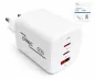 Preview: Încărcător/alimentator DINIC USB C/C/A 65 W Încărcare rapidă Power Delivery 3.0, tehnologie PPS, cutie DINIC