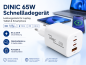 Preview: Caricabatterie/alimentatore DINIC USB C/C/A 65 W Caricabatterie rapido Power Delivery 3.0, tecnologia PPS, DINIC box