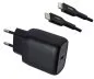 Preview: USB C charger set 20W, PD, black, 1m Lightning/C 5V/3A; 9V/2.22A (PD3.0) set, black