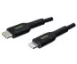 Preview: USB C Ladegerät-Set 20W, PD, schw, 1m Lightning/C 5V/3A; 9V/2,22A (PD3.0) Set, schwarz