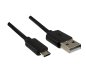 Preview: USB car quick charger, charging adapter + USB cable, input 12V DC, output 5V 1.5A/9V 1.5A/12V 1.2A, black, DINIC blister, 1.00m