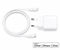 Preview: USB C+A charging set 20W, PD, Lightning/C 20W, 3.6V~5.9V/3A; 6~9V/2A; 9V~12V/1.5A, white, DINIC box with Euro hole, 1m