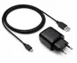 Preview: Adaptateur de charge USB PD/QC 3.0 avec câble micro USB 20W, 3,6V~5,9V/3A ; 6~9V/2A ; 9V~12V/1,5A, noir, boîte DINIC avec trou européen, 2m