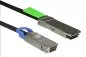 Preview: MADISON QSFP SFF-8436 naar CX4 kabel SFF-8470, verzilverde koperen kabel, AWG 28, 2m