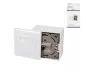 Preview: DINIC box, Cat.6/5 network socket double, RJ45 universal flush and surface mount, shielded, LSA