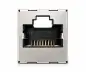 Preview: DINIC RJ45 Cat.6A/5e Kupplung Buchse auf Buchse RJ45 Bu./Bu., geschirmt, Vollmetall, DINIC Box mit Euroloch