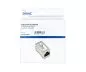 Preview: DINIC RJ45 Cat.6A/5e female to female RJ45 jack, shielded, full metal, DINIC box with Euro hole