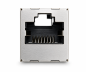 Preview: DINIC RJ45 Cat.6A/5e Kupplung Bu. auf Bu. bulk RJ45 Bu./Bu., geschirmt, Vollmetall