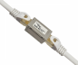 Preview: DINIC RJ45 Cat 7 coupling, bulk, RJ45 socket to socket, shielded, full metal