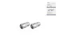 Preview: Spina F-Quick a presa F, 2 pezzi, 2x spina SAT-Quick a presa SAT, metallo pieno, scatola DINIC con foro Euro