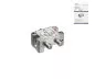 Preview: SAT distributor for satellite systems, 2-way, box 5-2500 MHz, DINIC box with Eurohole