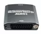Preview: SCART-HDMI adapter, analogue video and audio to HDMI up to 1080p@60Hz, DINIC box with Eurohole, cable length 1.10m
