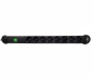 Preview: Multiple socket outlet with overvoltage protection, 8-way aluminium, 1.4m cable, slim design