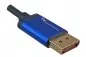Mobile Preview: Premium DisplayPort 1.4 cable, 2x DP male, 32.4Gbps, 4K@120Hz, 8K@60Hz, 3D, HDR, black, 1.00m, DINIC Blister
